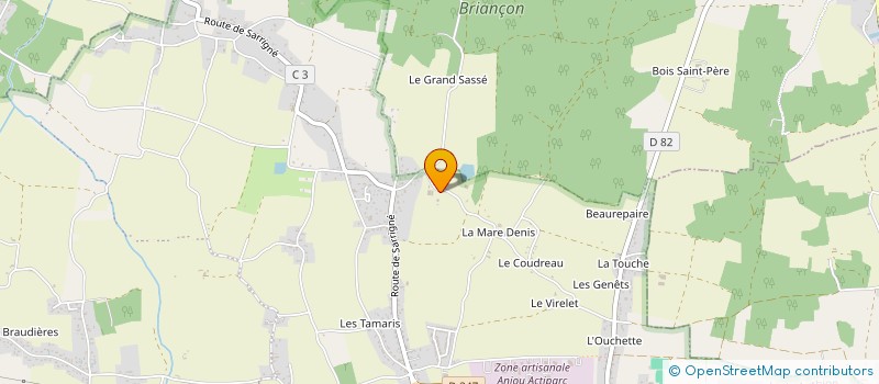 localisation de l'entreprise SG CONSEILS à LOIRE-AUTHION