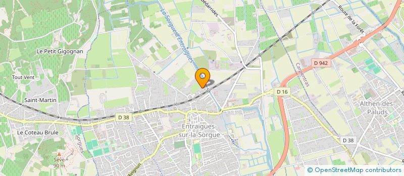 localisation de l'entreprise SG CONSTRUCTIONS  ENTRAIGUES-SUR-LA-SORGUE