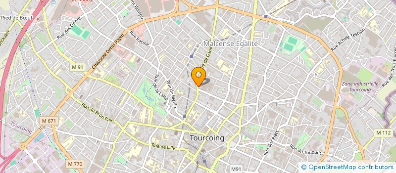 localisation de l'entreprise SG CONSULT  TOURCOING