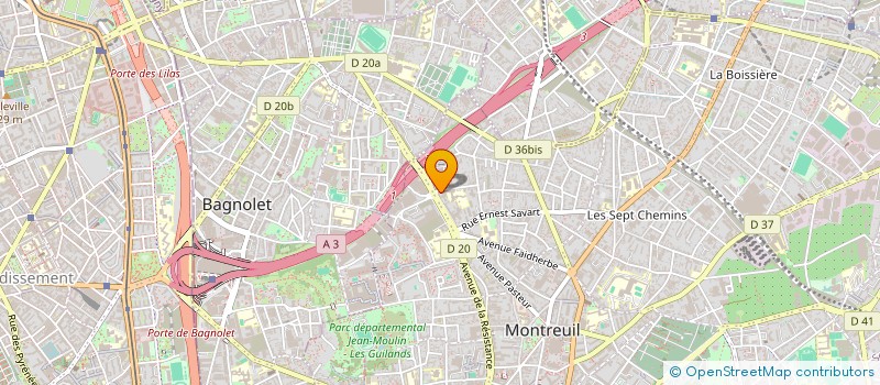 localisation de l'entreprise SG COURS MARIGNY à MONTREUIL