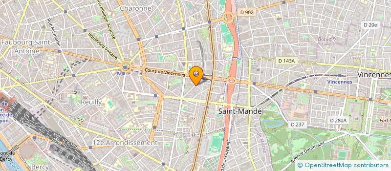 localisation de l'entreprise SG COURSES ET TRANSPORTS  PARIS