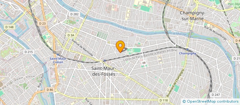 localisation de l'entreprise SG COURTAGE à SAINT-MAUR-DES-FOSSES