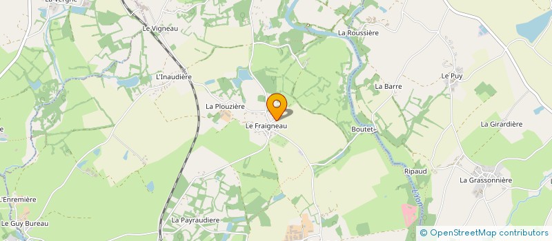 localisation de l'entreprise SG COUVERTURE 85 à RIVES DE L'YON