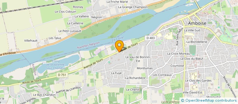 localisation de l'entreprise SG CREA à AMBOISE