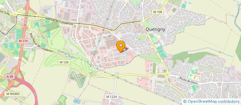 localisation de l'entreprise SG DECORATION RENOVATION  QUETIGNY