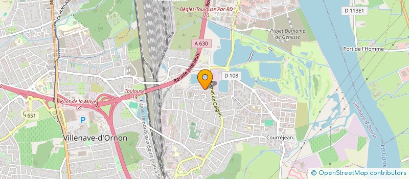 localisation de l'entreprise SG DEV  VILLENAVE-D'ORNON