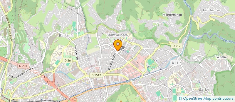 localisation de l'entreprise SG-DEVELOPMENT  SAINT-ALBAN-LEYSSE