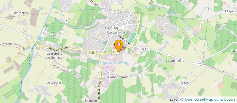 localisation de l'entreprise SG DISTRIBUTION à DIVATTE-SUR-LOIRE