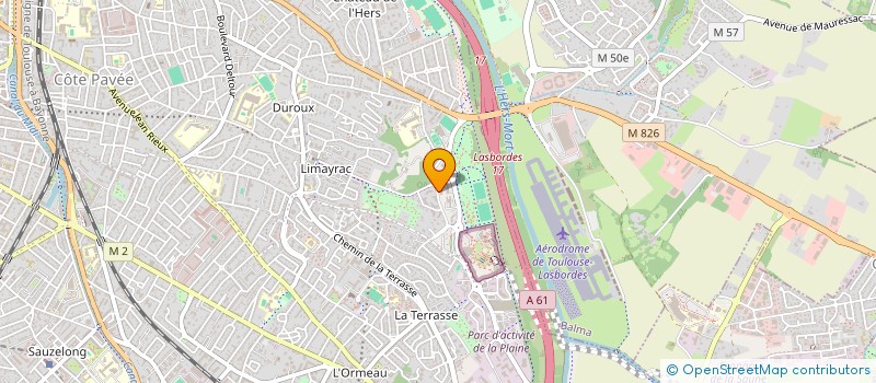 localisation de l'entreprise SG DOM  TOULOUSE