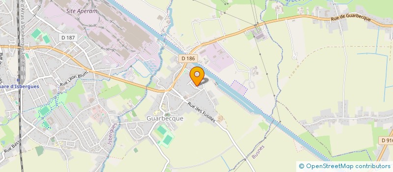 localisation de l'entreprise SG DUWEZ  GUARBECQUE