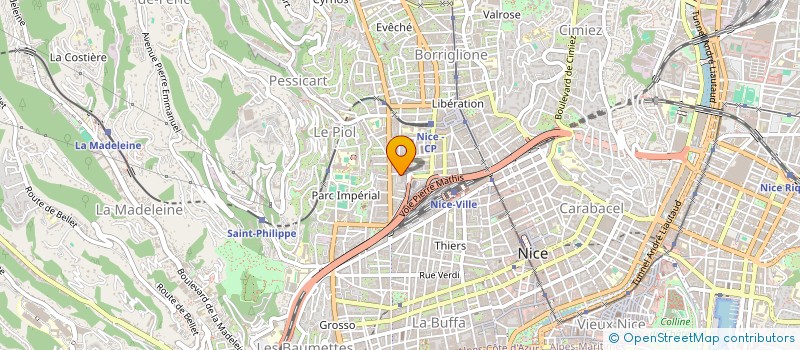 localisation de l'entreprise SG ELECTRICITE à NICE