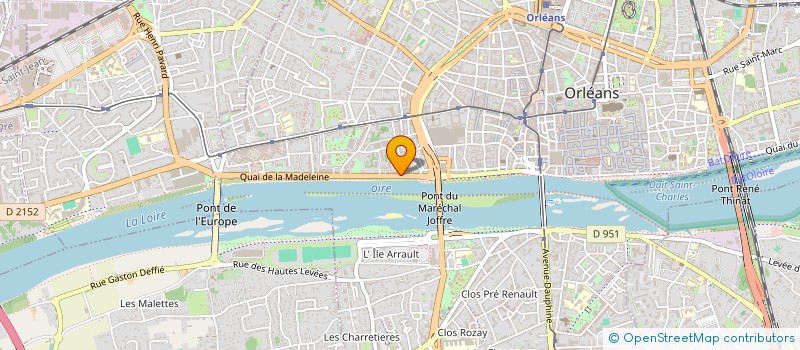localisation de l'entreprise SG+ ENERGIES à ORLEANS