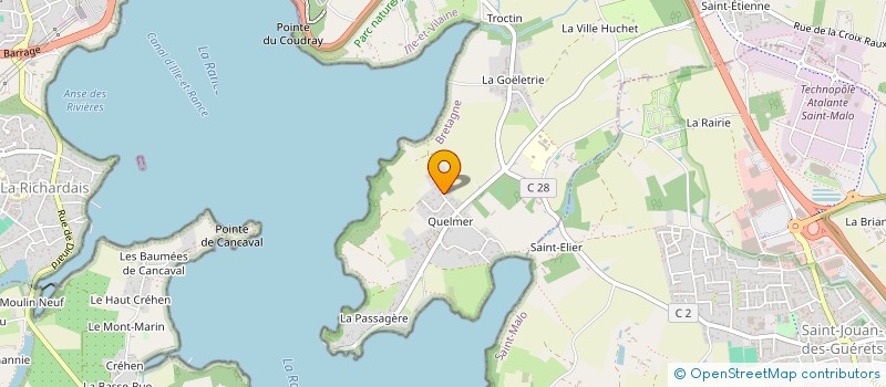 localisation de l'entreprise SG EQUIDE  SAINT-MALO
