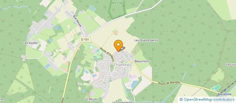 localisation de l'entreprise SG FAMILY  CHANTEAU