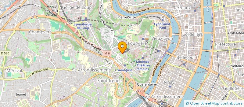 localisation de l'entreprise SG FINANCES à CALUIRE-ET-CUIRE