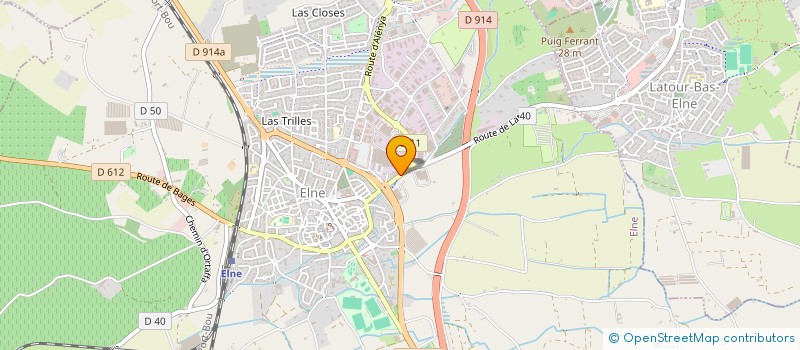 localisation de l'entreprise SG GARANT  ELNE