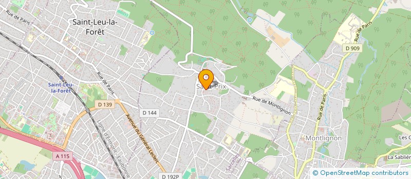 localisation de l'entreprise SG GESTION à SAINT-PRIX