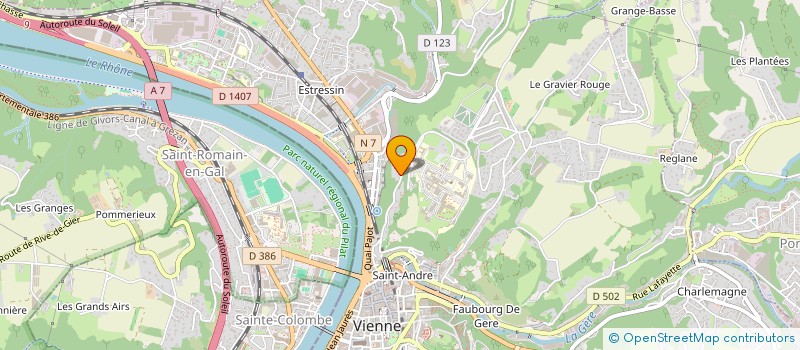 localisation de l'entreprise SG GESTION  VIENNE