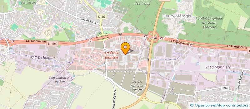 localisation de l'entreprise SG GODIN à VILLE-DU-BOIS (LA)