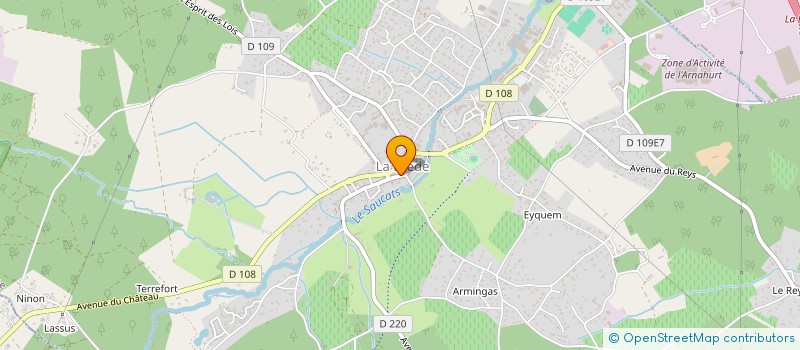 localisation de l'entreprise SG HABITAT  LA BREDE