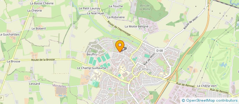 localisation de l'entreprise SG HOLDING  LE RHEU