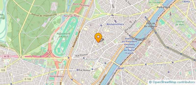 localisation de l'entreprise SG IMAGE DEVELOPPEMENT 2022  PARIS