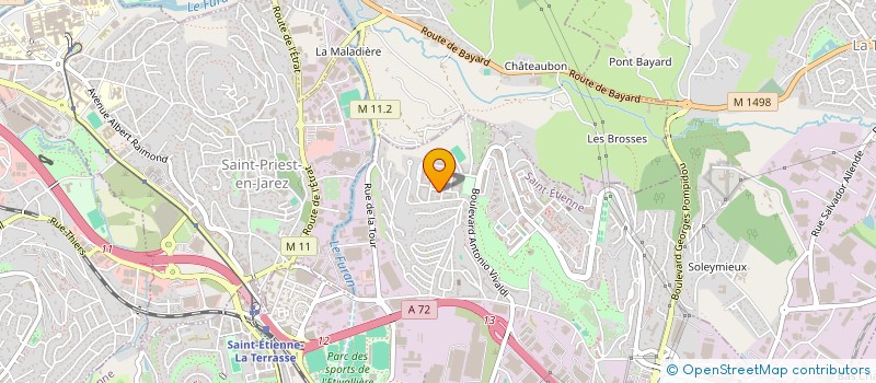 localisation de l'entreprise SG IMMO  SAINT-ETIENNE