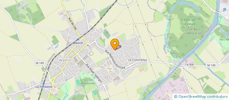 localisation de l'entreprise SG IMMO  WAVRIN