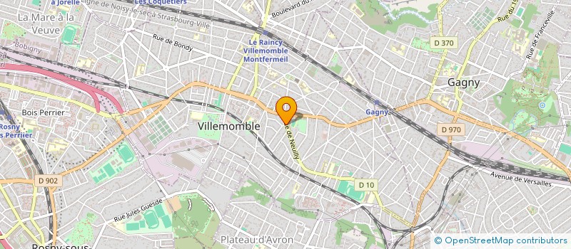 localisation de l'entreprise SG IMMO  VILLEMOMBLE