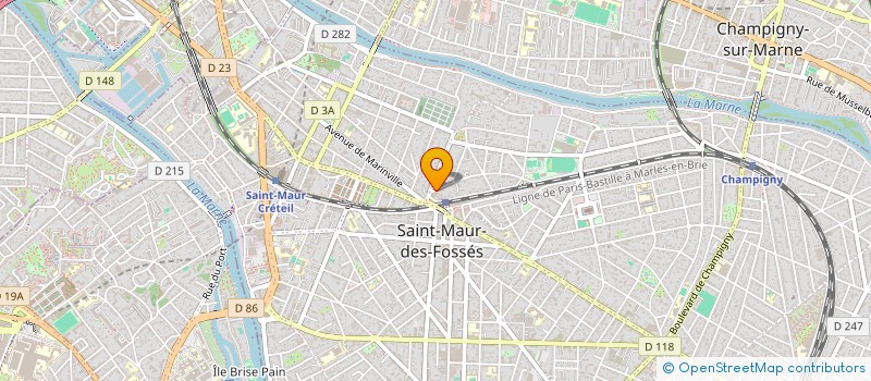 localisation de l'entreprise SG IMMO à SAINT-MAUR-DES-FOSSES