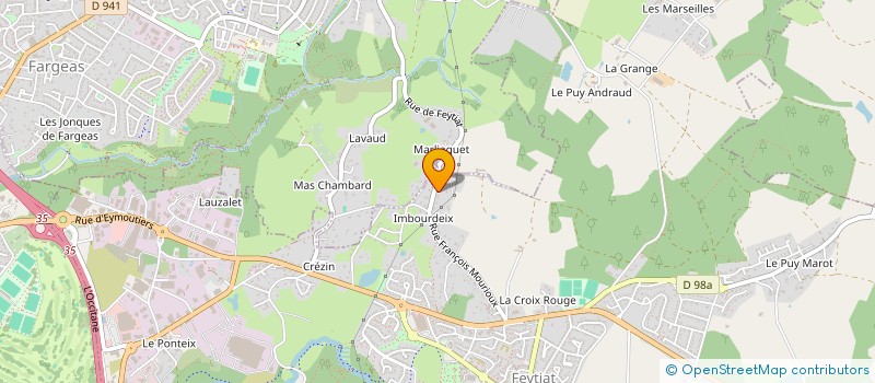 localisation de l'entreprise SG IMMOBILIER à FEYTIAT
