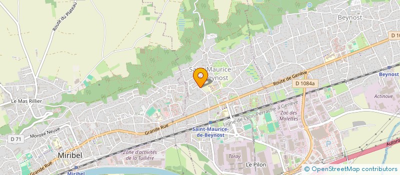 localisation de l'entreprise SG IMMOBILIER CONSULTING ET FORMATION à SAINT-MAURICE-DE-BEYNOST
