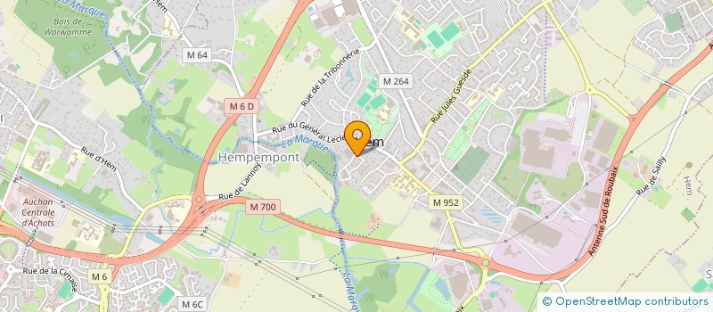 localisation de l'entreprise SG INC à HEM