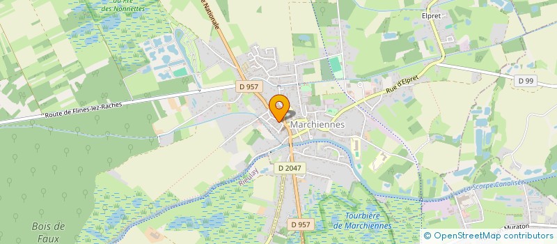 localisation de l'entreprise SG-INGENIERIE  MARCHIENNES