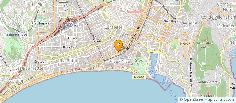 localisation de l'entreprise SG INVEST à NICE