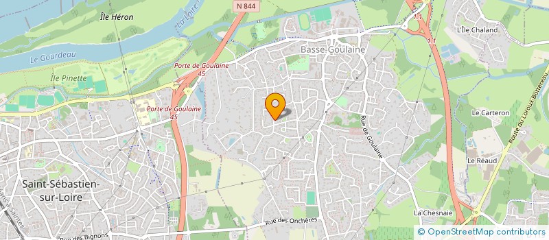 localisation de l'entreprise SG INVEST à BASSE-GOULAINE