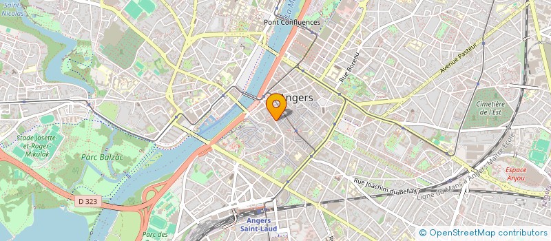 localisation de l'entreprise SG INVEST à ANGERS