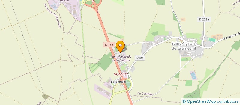 localisation de l'entreprise SG INVEST  LE CASTELET