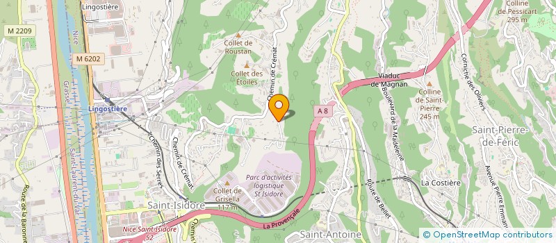 localisation de l'entreprise SG INVEST à NICE