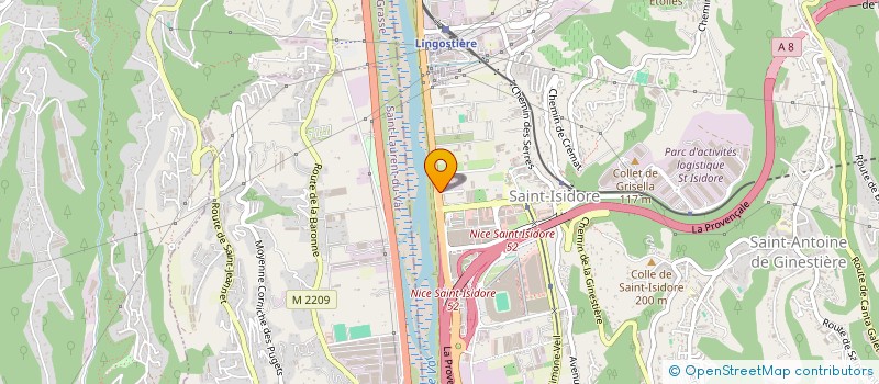 localisation de l'entreprise SG INVEST  NICE