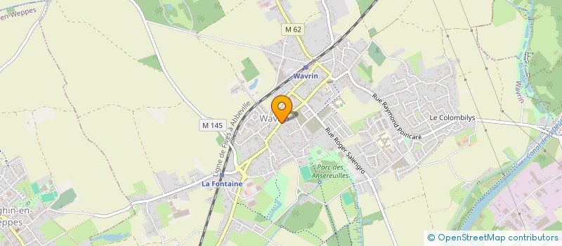 localisation de l'entreprise SG INVEST  WAVRIN