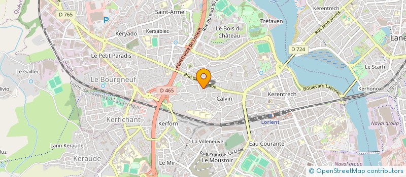 localisation de l'entreprise SG INVEST  LORIENT