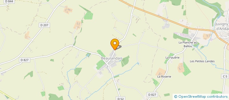 localisation de l'entreprise SG INVESTISSEMENT à JUVIGNY VAL D'ANDAINE