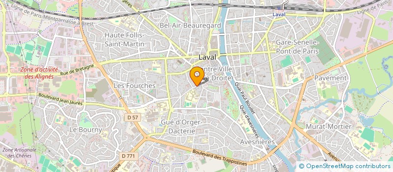 localisation de l'entreprise SG INVESTISSEMENTS à LAVAL