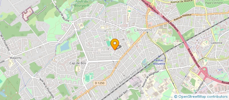 localisation de l'entreprise SG & JB ASSOCIES  PESSAC