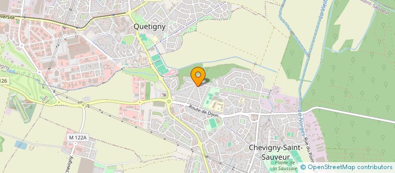 localisation de l'entreprise SG LA COULEE VERTE  CHEVIGNY-SAINT-SAUVEUR