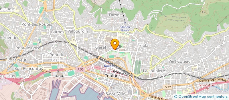 localisation de l'entreprise SG LIVRAISON  TOULON