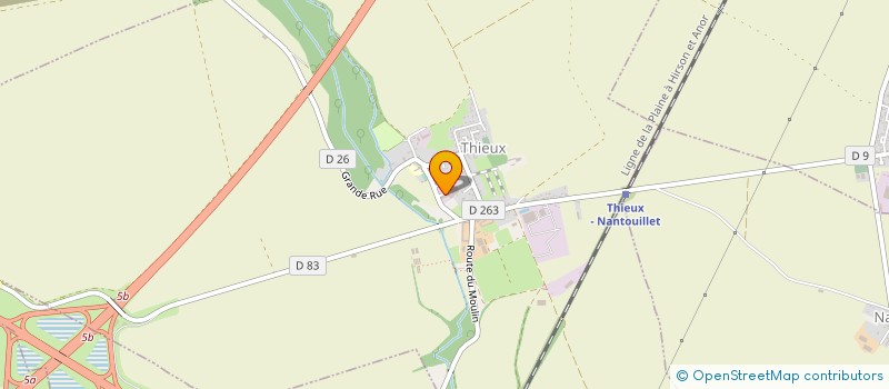 localisation de l'entreprise SG LOC  THIEUX