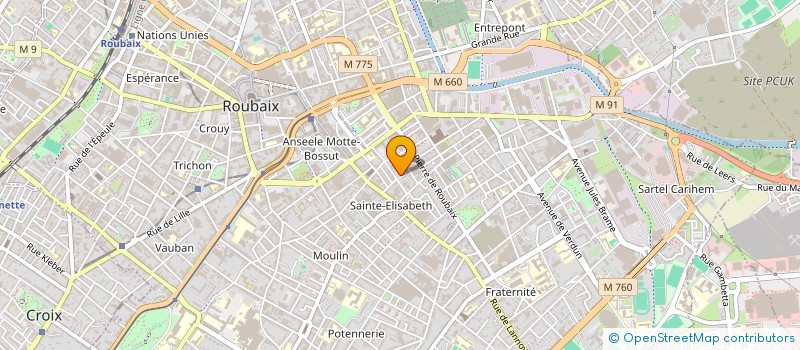 localisation de l'entreprise SG LOC  ROUBAIX