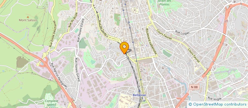 localisation de l'entreprise SG MAT  SAINT-ETIENNE